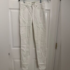 Madewell Classic White Denim 25 Tall